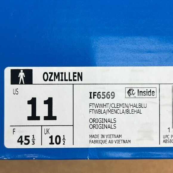 Adidas Originals Ozmillen Men's Sneakers Running Shoes Size 11 White NEW! - Picture 15 of 15